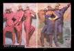 North Beach Leather 1980s Print Advertisement (2 pages) 1985 Super Models Fetch the Paper!