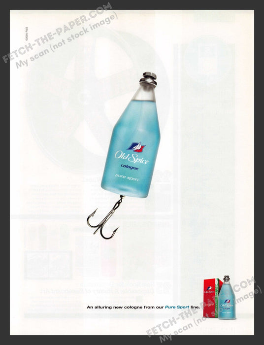 2005 Print Advertisement Old Spice Pure Sport Alluring New Cologne  Ad.