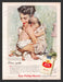1956 Philip Morris Cigarettes Mother & Baby Color Print Advertisement Ad