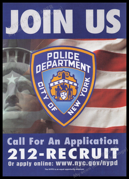 Police Department City of New York 2000s Print Advertisement Ad 2002 Fetch the Paper!