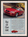 Pontiac Grand Am GT Coupe 1990s Print Advertisement 1995 Fetch the Paper!