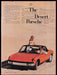 Porsche 914 Car 1970s Print Advertisement Ad 1972 Desert Couple Sand Fetch the Paper!