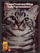 1986 Purina Meow Mix Gray Striped Cat Print Advertisement Ad