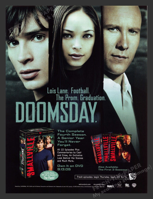 2005 Smallville T.V. Show Print Advertisement Ad