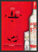 2000 Smirnoff Vodka Sharks Bottle Rowboat Print Advertisement Ad