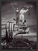 Sonia & Willy Bogner 1990s Print Advertisement 1995 NYC Skyline Twin Towers Fetch the Paper!