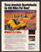1992 Print Advertisement Space Football: One on One Video Game Ad.