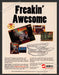 1993 Print Advertisement Super Turrican Video Game Ad.