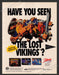 1993 Print Advertisement The Lost Vikings Video Game Ad.