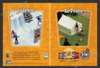 2002 Print Advertisement 2 Page The Sims Vacation Tents Video Game Ad.