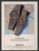 Tiffany & Co. 1980s Print Advertisement Ad 1983 Watch The Omega Manhattan Fetch the Paper!