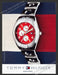 2002 Tommy Hilfiger Watches Red White Blue Print Advertisement.