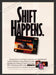 1992 Print Advertisement Top Gear "Shift Happens" Video Game Ad.