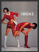 Versace 1990s Print Advertisement 1995 Couture Legs Boots Models Fetch the Paper!