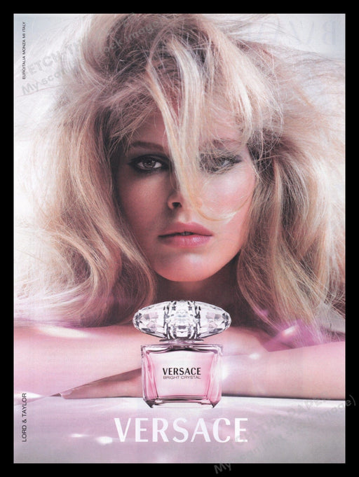 Versace Fragrance Bright Crystal 2000s Print Advertisement Ad 2007 Fetch the Paper!
