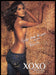 XOXO Jeans 2000s Print Advertisement Ad 2008 Raica Oliveira Model Topless Straw Fetch the Paper!